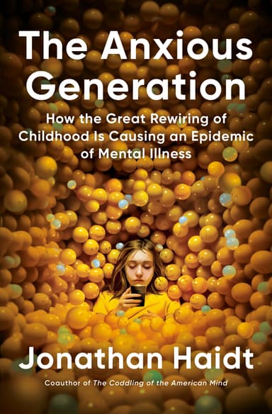 The Anxious Generation book cover