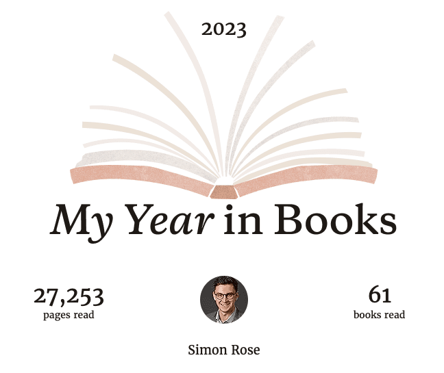 Simon Rose's 2023 Year In Books